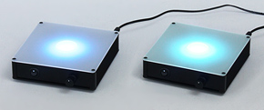 蛍光励起用高照度LED透過照明 470nm青色 505nmシアン青緑色