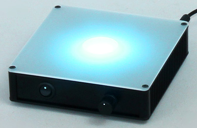 実体顕微鏡蛍光観察用・LED透過照明 シアン色505nm