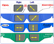 偏光式3Dメガネ　特注　紙製品