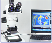 顕微鏡偏光歪検査装置