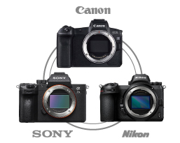 今もっとも注目 顕微鏡用カメラはフルサイズミラーレス用を Canon/Sony/Nikon　画像