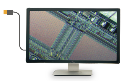 顕微鏡撮影も4K対応 HDMI外部モニター出力で動画観察