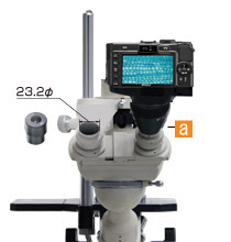 コンパクトデジタルカメラ、顕微鏡接眼レンズへの接続・取りつけ
