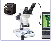 顕微鏡用軽量小型CマウントUSBカメラ　アダプターセット