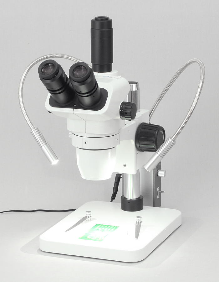 実体顕微鏡LEDダブルアーム照明 コンパクト廉価 | 技術通販 美舘イメージング