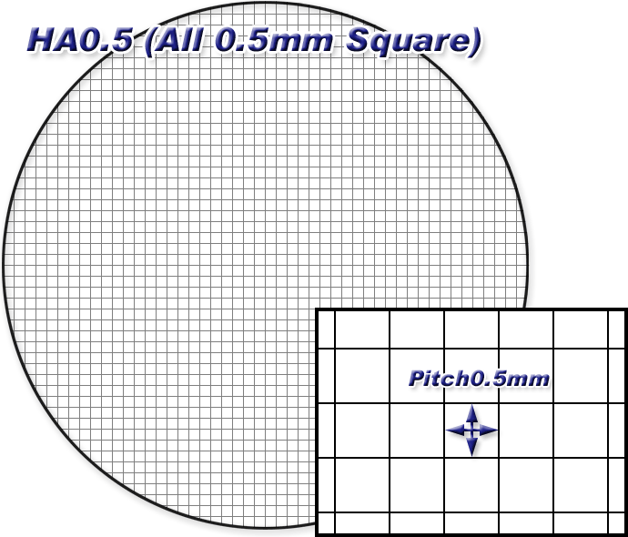 接眼ミクロメーター　HA0.5 10mm/20分割 pich0.5mm