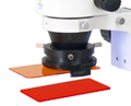 実体顕微鏡用蛍光観察・撮影用フィルター取り付けホルダー